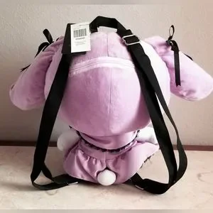 Bioworld Sanrio My Melody Lolita 14 Inch Plush Backpack Sanrio Kuromi & My Melody Lolita 14 Inch Plush Backpack  main image 3